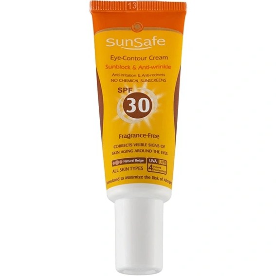 کرم دور چشم حاوی ضد آفتاب سان سیف SPF30