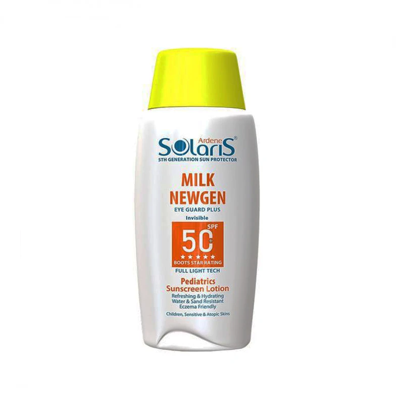 لوسیون ضد آفتاب کودک آردن مدل Milk Newgen با +SPF50 حجم 100 میلی لیتر